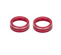 zyppk Botón de control climatización for Nissan Rogue X-Trail Qashqai 2014-2018 cubierta de la perilla de control del aire acondicionado(Red)