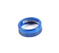zyppk Embellecedor de anillo for botón palanca cambios, Compatible for Ford, Maverick 2022-2025 cubierta de la perilla de control del aire acondic(Blue)