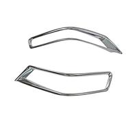 zyppk Embellecedor de cubierta de luz antiniebla trasera de coche, apto for Nissan, Xtrail X-Trail Rogue T32 2017-2020, accesorios de coche ABS cromado, 2 uds. cubierta de la luz antiniebla trasera iz