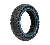 zyppk Neumático sólido for patinete eléctrico, Compatible for Ninebot, G30, G30D E LP, Zero, 10x, Gotrax, G6 Neumático sólido para scooter de movilidad con car(Blue)