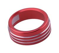 zyppk Perilla del interruptor de audio delantero CA Compatible for Dodge, Durango 2014-2019 cubierta de la perilla de control del aire acondic