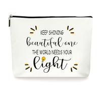 ZYQFN Bolsa de maquillaje inspiradora, bolsa de cosméticos, regalos motivacionales, regalos de cumpleaños, Navidad, día de la madre, para mujeres, mamá, amigas, hermana, esposa, abuela, tía, hija, el