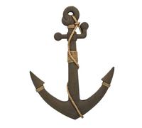 Zyqixluk Decoración de Anclaje de Madera, decoración de la Pared de la Playa, Ancla de Madera de Estilo mediterráneo, decoración de Paredes náuticas para el hogar y los Regalos,A17