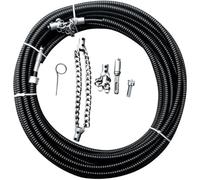 ZYREHAW Herramientas De Limpieza De Tuberías De Alcantarillado,Máquina Limpiadora De Drenaje De Taladro Eléctrico 2 A 5 Metros con Extensión,Herramientas Draga,Serpiente,Bloques,Resorte 400cm
