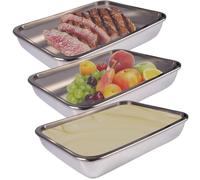 Zyren 3 Piezas Apers Para Comida Hermetico,Organizador Nevera Preservación Alimentos,Caja de Almacenamiento Frigorífico con Tapa,Calentamiento en Microondas (Tazas), Apto para Lavavajillas