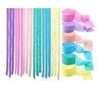 Zyren 6 Rollos Serpentinas Papel Crepé, 4,5cm × 22 m Papel Crepe Colores