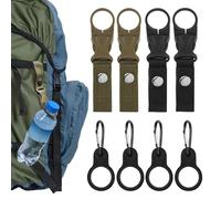 Zyren 8 Piezas Hebilla para Botella de Agua, Portabotellas Cinturón, Jaula para Botella de Agua con Clip, Porta Botellas de Agua Portátil para Camping, Senderismo y Actividades al Aire Libre