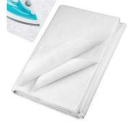 Zyren Blanca Entretela Termoadhesiva para Planchar 200 x 100 cm Entretela Adhesiva 50g/m² Tela de Entretel Fusible, Tela no Tejida para Reforzar los Pliegues de la Ropa a Mano Se Puede Cortar
