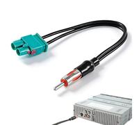 Zyrtkeriom Compatible con Audi, Fiat, Mercedes Coche Radio Antena Adaptador, para Sistema De Antena Y Estéreo Audio De Vehículos, Accesorio De Repuesto para Coche