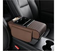 ZYSHJ Cojín Reposabrazos Coche para Dodge Magnum Neon Ram SRT-4 Viper, PU Cuero CojíN De Apoyabrazos Consola Central Almohadilla Protección Accesorios,Brown