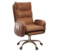 ZYSKABQ Cómoda Silla de Escritorio para Oficina en casa con Respaldo de Doble Capa y Bolsillo Organizador Lateral, Color Beige Octopus Feet