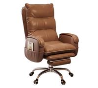 ZYSKABQ Cómoda Silla de Escritorio para Oficina en casa con Respaldo de Doble Capa y Bolsillo Organizador Lateral, Color Beige Octopus Feet