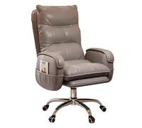 ZYSKABQ Cómoda Silla de Escritorio para Oficina en casa con Respaldo de Doble Capa y Bolsillo Organizador Lateral, Color Beige Octopus Feet