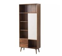ZYSKABQ Estantería All Solid Wood Bookcase de estantería de estantería de estantería de estantería de estantería exhibición de Madera de Madera sólida estanterías Simples Simples (b) Octopus Feet