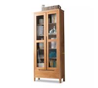 ZYSKABQ Estantería Todas Las estanterías de Madera sólida Nordic Oak Glass Door Bookshelf Bookshelf Gabinete de Almacenamiento Gabinete Nordic Simple Bookshelves (b) Octopus Feet