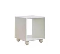 ZYSKABQ Mesa de Cama de Madera sólida de Madera sólida Blanca Gabinete de Almacenamiento de Almacenamiento Bedside Bedside Bunds Bundy Storage Standshelf Night Octopus Feet