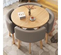 ZYSKABQ Mesa de Comedor de Cocina Moderna Juego para 4 con sillas pequeñas Mesa de Desayuno Redonda y Silla para Muebles Simples de Oficina o Sala de conferencias Octopus Feet