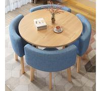 ZYSKABQ Mesa de Comedor de Cocina Moderna Juego para 4 con sillas pequeñas Mesa de Desayuno Redonda y Silla para Muebles Simples de Oficina o Sala de conferencias Octopus Feet