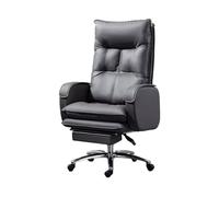 ZYSKABQ Office en casa reclinable Silla de sofá Perezoso Silla de computadora de Escritorio cómodo con función giratoria de Microfibra PU Material de Cuero (marrón Oscuro) Octopus Feet