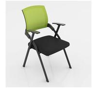 ZYSKABQ Silla Acento Plegable ergonómico con Asiento Ancho para escritorios de Oficina Verde con Almohadilla Octopus Feet