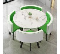 ZYSKABQ Silla de café de recepción de Mesa de reunión marrón Redonda para una pequeña negociación de Ventas de Espacio de oficinas y Tiendas. Octopus Feet