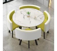 ZYSKABQ Silla de café de recepción de Mesa de reunión marrón Redonda para una pequeña negociación de Ventas de Espacio de oficinas y Tiendas. Octopus Feet