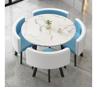 ZYSKABQ Silla de café de recepción de Mesa de reunión marrón Redonda para una pequeña negociación de Ventas de Espacio de oficinas y Tiendas. Octopus Feet