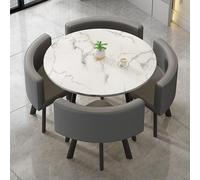 ZYSKABQ Silla de café de recepción de Mesa de reunión marrón Redonda para una pequeña negociación de Ventas de Espacio de oficinas y Tiendas. Octopus Feet
