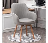 ZYSKABQ Silla de Comedor Giratoria de Madera de Mediados de Siglo con Asiento Tapizado Sillón Moderno y Cómodo para Tocador Terciopelo Rosa 16x16x34in Octopus Feet