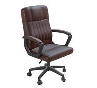 ZYSKABQ Silla de Escritorio de Cuero ergonómico PU con Ruedas giratorias giratorias de Altura Ajustable para Sala de conferencias en casa Ejecutivo Blanco Octopus Feet