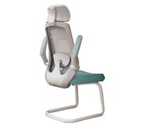 ZYSKABQ Silla de Escritorio de la Oficina ejecutiva ergonómica con Armas Ajustables y Soporte Lumbar sin Ruedas Silla de tareas de Juego para la Oficina en casa (Gris) Octopus Feet
