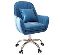 ZYSKABQ Silla de Escritorio de Oficina ergonómica de Terciopelo con Ruedas giratorias de 360° y reposabrazos cómodos para el hogar, Oficina, Sala de Estar, Dormitorio, tocador y Estudio Octopus Feet