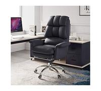 ZYSKABQ Silla de Escritorio giratoria ejecutiva con tapicería de Cuero de PU, Silla de Trabajo Comercial para redacción de Juegos y Uso en la Oficina en casa Octopus Feet