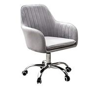 ZYSKABQ Silla de Escritorio giratoria ergonómica de Terciopelo con Respaldo Medio, Silla de Trabajo para Oficina en casa, Escritorio de Ordenador, Capacidad de Peso de 150kg Octopus Feet