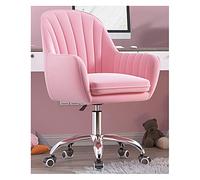 ZYSKABQ Silla de Escritorio Giratorio con Ajustable de colmillo de Asiento Grueso de Terciopelo Rolling & Mid Back Silla de tareas Ergonomic Oficina Esencial Octopus Feet