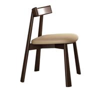 ZYSKABQ Silla de Madera Maciza con Respaldo Alto y Respaldo de Cuero Suave para Oficina en casa, Restaurante u Hotel, Color Negro Octopus Feet