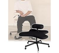 ZYSKABQ Silla de meditación ergonómica con Ruedas y función giratoria para Uso doméstico y de Oficina Octopus Feet