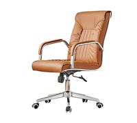 ZYSKABQ Silla de Oficina ejecutiva de Alto Respaldo con Silla de Escritorio ergonómico de Cuero PU de reposabrazos para la Oficina doméstica (Gris) Octopus Feet