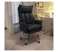 ZYSKABQ Silla de Oficina ejecutiva ergonómica de Alto Fondo con reposapiés y reposabrazos Acolchados Silla giratoria de Escritorio con Ruedas (Negro) Octopus Feet