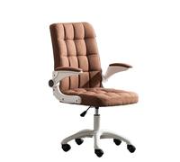 ZYSKABQ Silla de Oficina en el hogar con reposabrazos Ajustables Asiento Giratorio de Tela Suave Suave para el Escritorio de computadora (Bruin) Octopus Feet