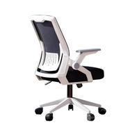 ZYSKABQ Silla de Oficina ergonómica con Altura Ajustable Silla de Escritorio de computadora giratoria con Soporte Lumbar Silla de Malla Azul Blanca para la Oficina en casa Octopus Feet