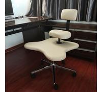 ZYSKABQ Silla de Oficina ergonómica con Patas Cruzadas con diseño Cruzado de Rodillas Acolchado y Soporte Giratorio para Rodillas con Engranajes Ajustables para el hogar/la Oficina Octopus Feet