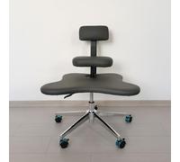 ZYSKABQ Silla de Oficina ergonómica con Patas Cruzadas con diseño Cruzado de Rodillas Acolchado y Soporte Giratorio para Rodillas con Engranajes Ajustables para el hogar/la Oficina Octopus Feet