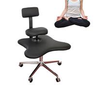 ZYSKABQ Silla de Oficina ergonómica con Patas Cruzadas con diseño Cruzado de Rodillas Acolchado y Soporte Giratorio para Rodillas con Engranajes Ajustables para el hogar/la Oficina Octopus Feet