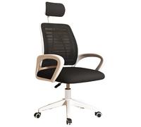 ZYSKABQ Silla de Oficina ergonómica con reposapiés Fijo de Espuma Suave de Espuma Suave Soporte Lumbar de Soporte Lumbar Silla de Mesa Alta para Escritorio de computadora (Negro) Octopus Feet