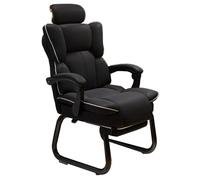 ZYSKABQ Silla de Oficina ergonómica para Juegos con reposacabezas y Respaldo Ajustables para el hogar, la Oficina, cómoda Silla de Escritorio ejecutiva para Ocio, sofá reclinable en Negro, Ideal para