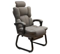 ZYSKABQ Silla de Oficina ergonómica para Juegos con reposacabezas y Respaldo Ajustables para la Oficina en el hogar Silla de Escritorio ejecutiva cómoda para Ocio Sofá reclinable en Negro Ideal para