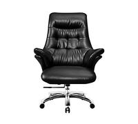 ZYSKABQ Silla de Oficina giratoria de Cuero marrón para el Jefe cómodo Silla de Escritorio de computadora 89 * 89 * 123cm Octopus Feet