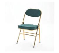 ZYSKABQ Silla de Oficina Plegable tapizada Moderna con Asiento de Tela de Pana Ideal para reuniones de Oficina de Dormitorio de Cocina cómoda y Elegante (tamaño Dorado b) Octopus Feet