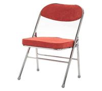 ZYSKABQ Silla de Oficina Plegable tapizada Moderna con Asiento de Tela de Pana Ideal para reuniones de Oficina de Dormitorio de Cocina cómoda y Elegante (tamaño Dorado b) Octopus Feet